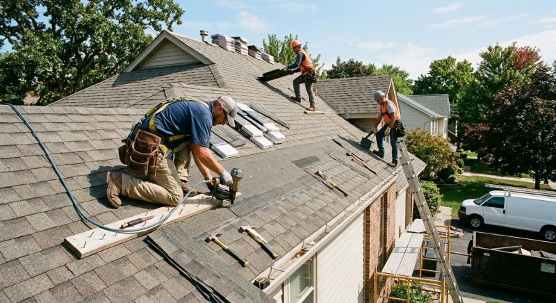 Our team working on Roofing Service projects in Ashland City, TN