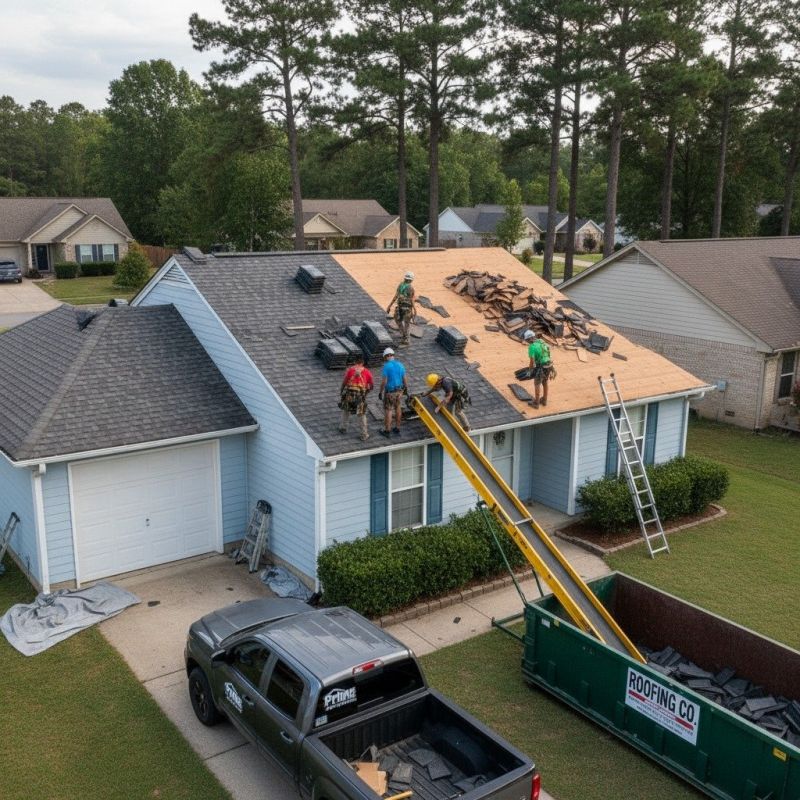 Asphalt Roof Replacement in White Bluff, TN
