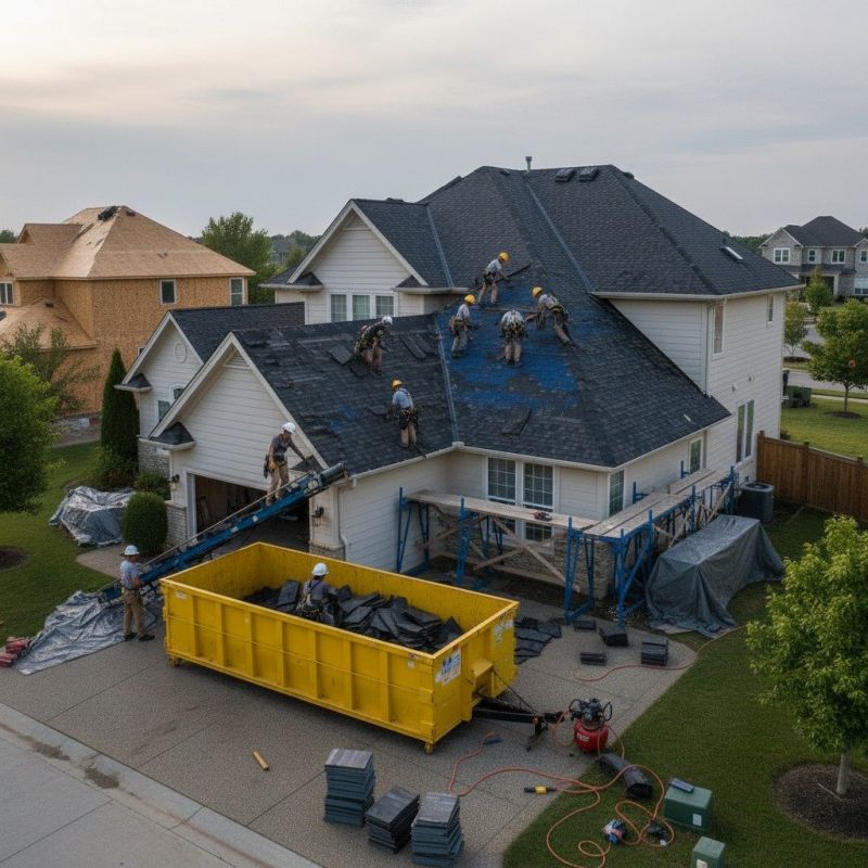 Asphalt Roof Replacement in White Bluff, TN