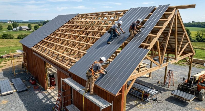 Barn Roof Construction in Ashland City, TN