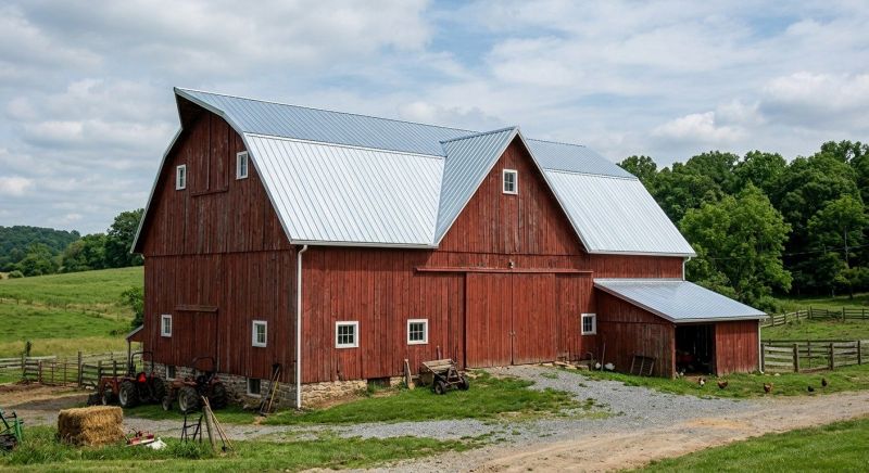 Barn Roof Replacement in Dickson County, TN