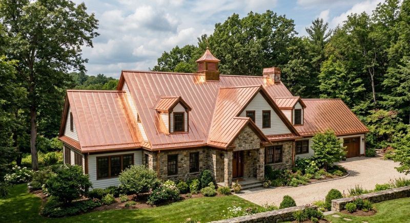 Copper Roof Replacement in Ashland City, TN