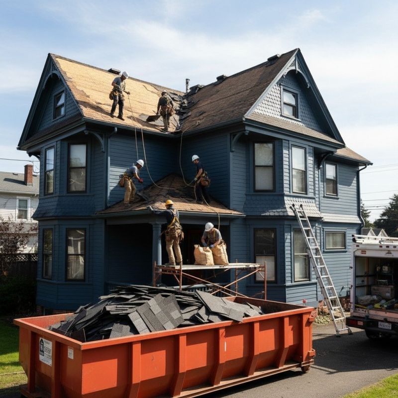 Damaged Roof Replacement in White Bluff, TN